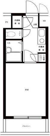 ルーブル都立大学の物件間取画像